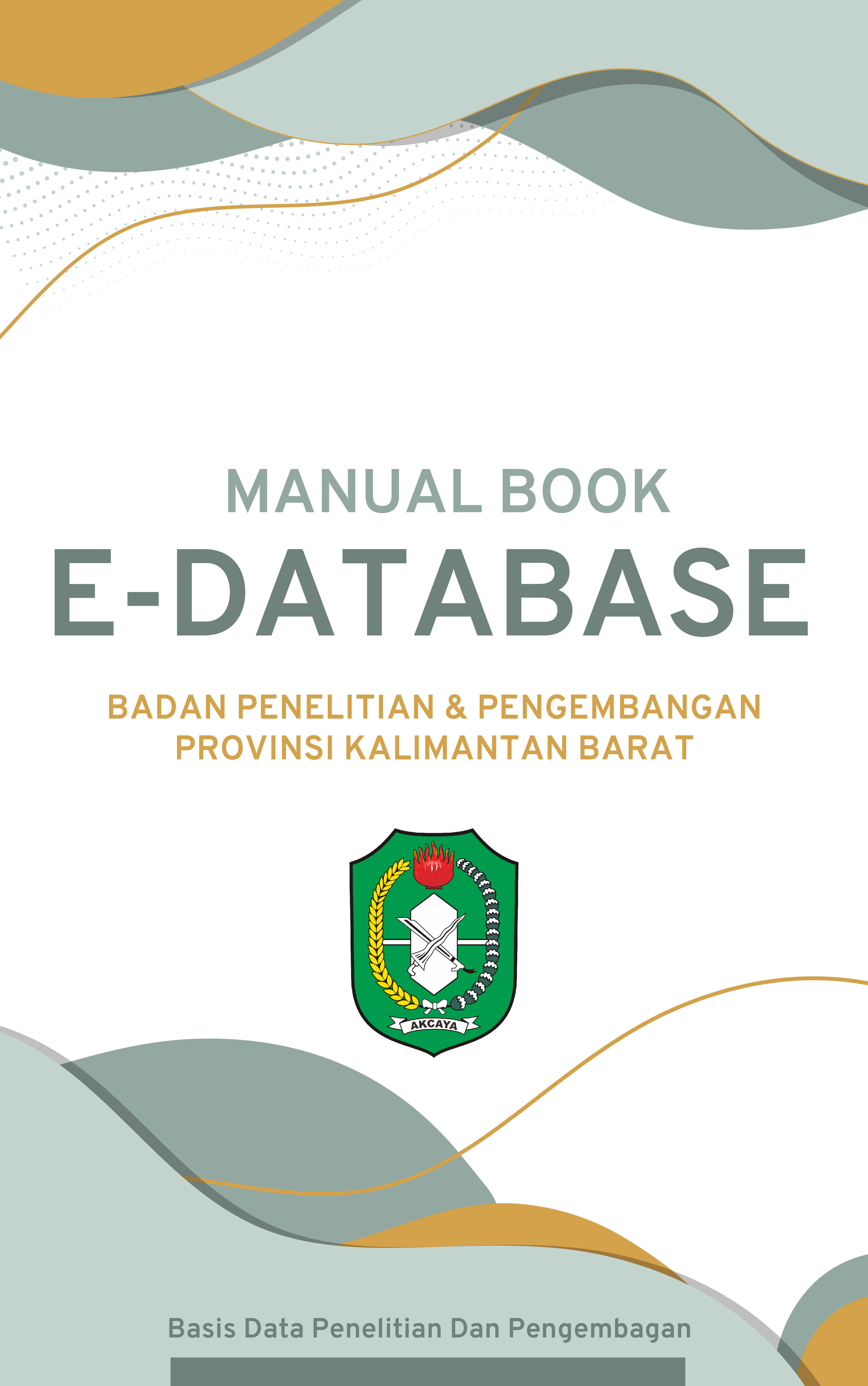 BOOK MANUAL E-DATABASE KELITBANGAN
